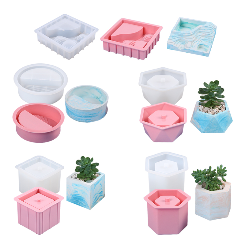 Florist Supply Vases - Pot de fleurs succulentes en Silicone,