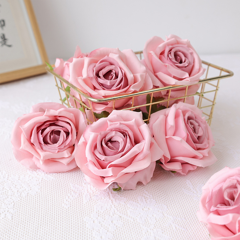 Florist Supply Bulk - Têtes de roses artificielles de 10CM,