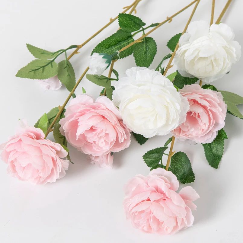 Florist Supply Bulk - Bouquet de roses artificielles à longue