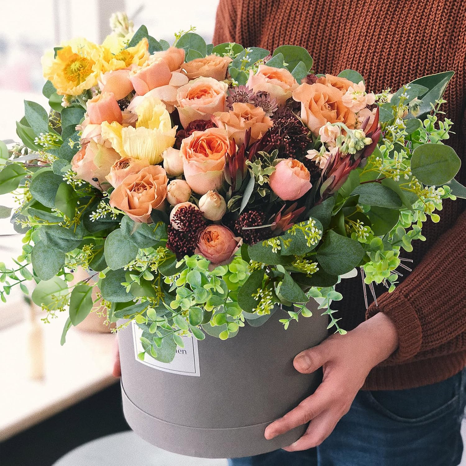 Tiges d'eucalyptus artificiell - Florist Supply Bulk avis et prix