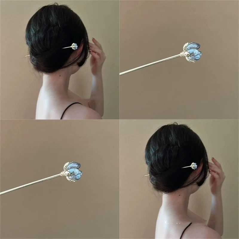 Épingle à cheveux bleue à moti - Supply Florist avis et prix