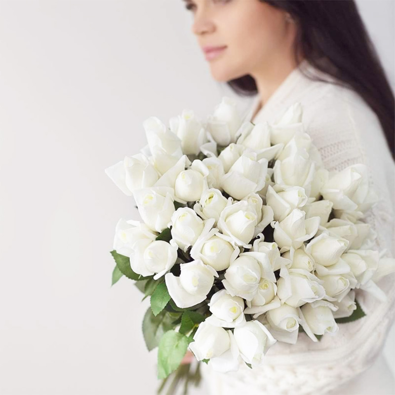Roses Artificielles en Latex a - Florist Supply Bulk avis et prix