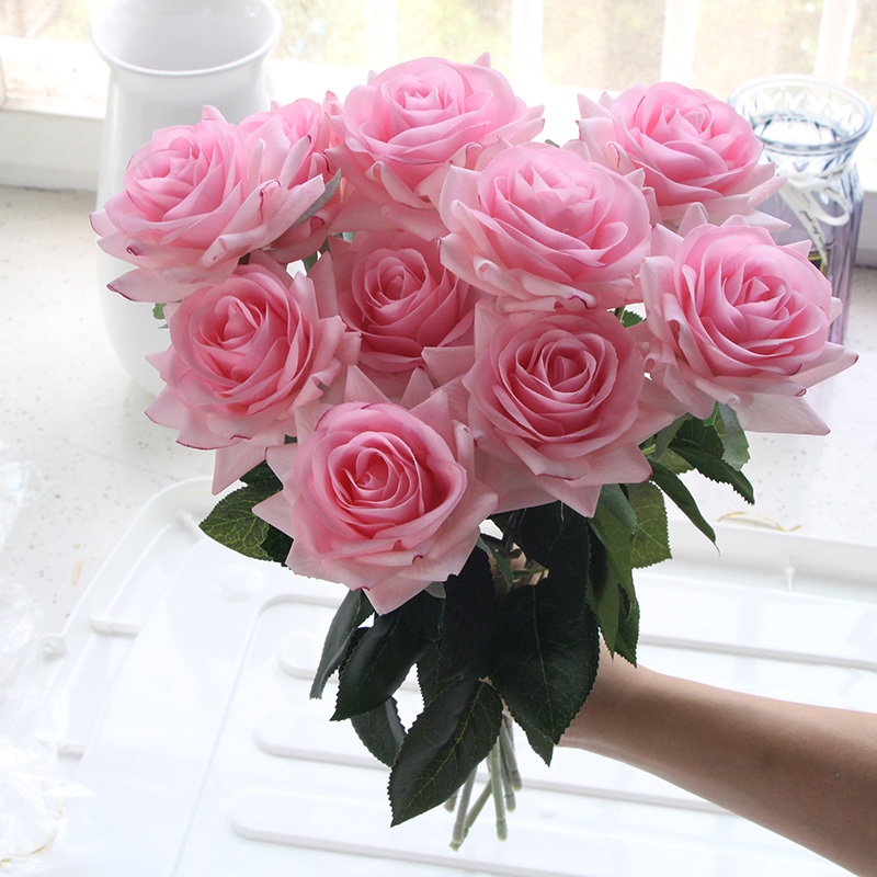 Roses Artificielles en Latex a - Florist Supply Bulk avis et prix